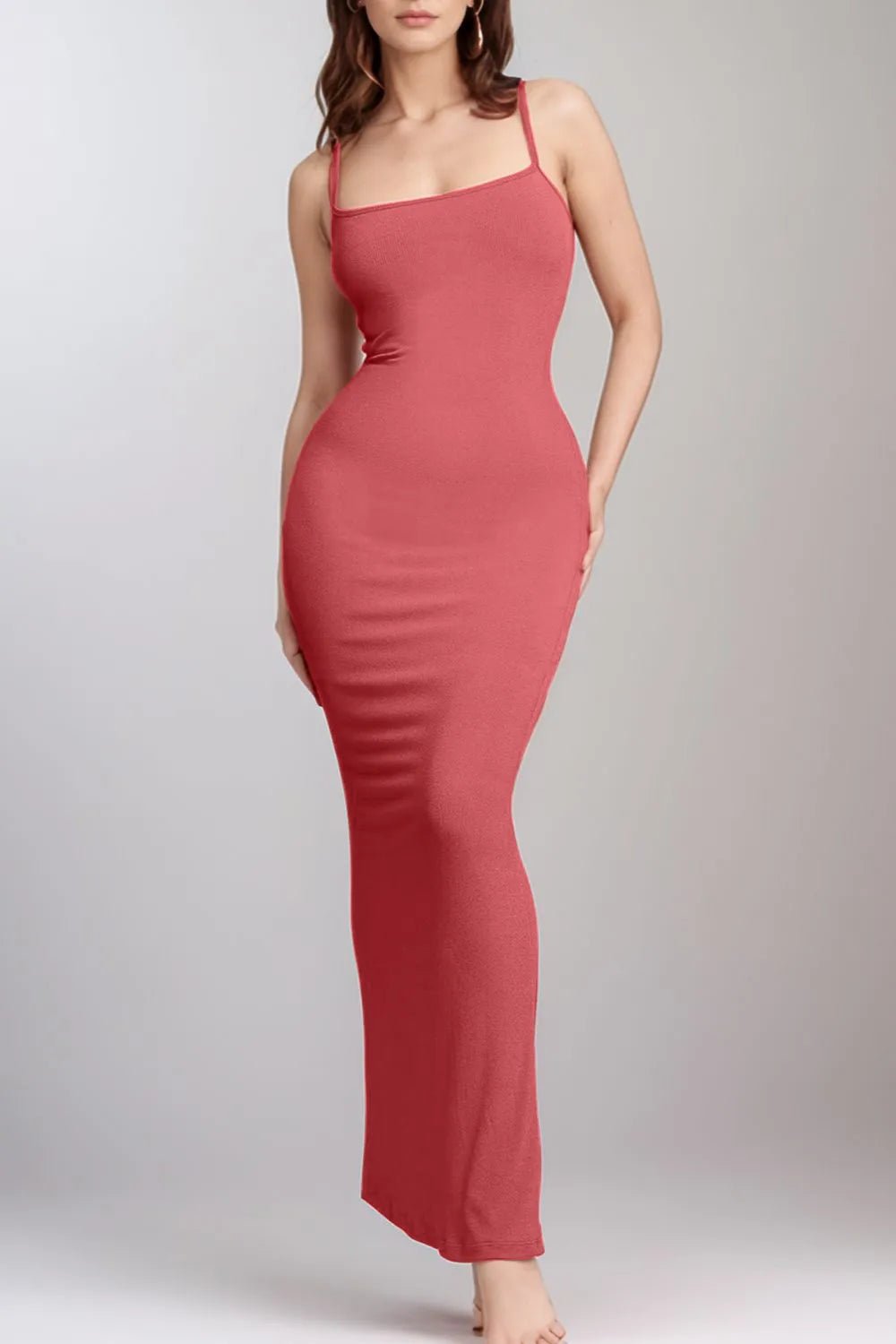 Basic Bae Built - In Shapewear Sleeveless Maxi Dress - Luxé Lane