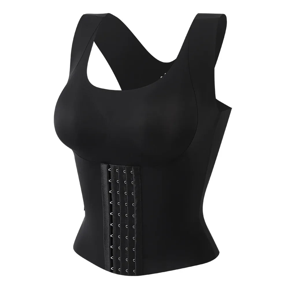 Basic Bae Scoop Neck Shapewear Tank with Removable Paddings - Luxe Lane Apparel