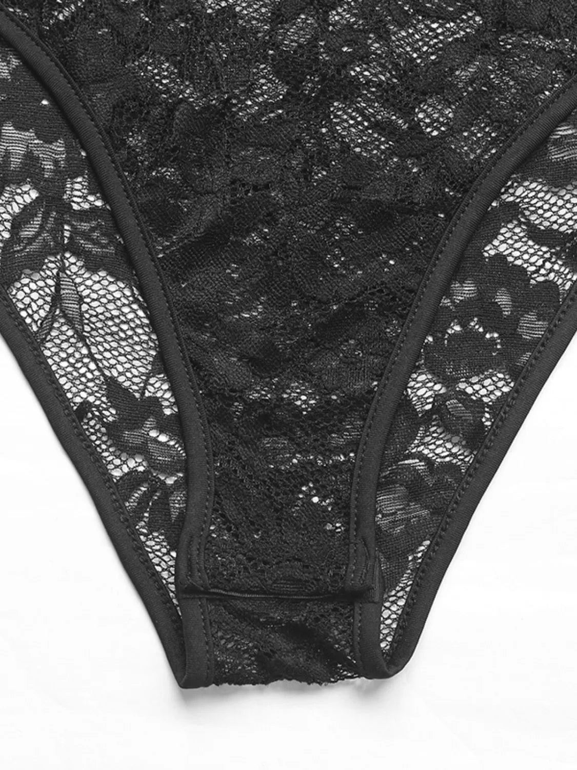 Lace Plunge Sleeveless Bodysuit - Luxe Lane Apparel