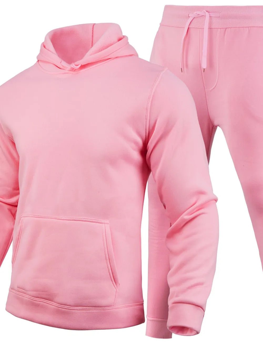 Men's Full Size Long Sleeve Hoodie and Pants Set Plus Size - Luxe Lane Apparel