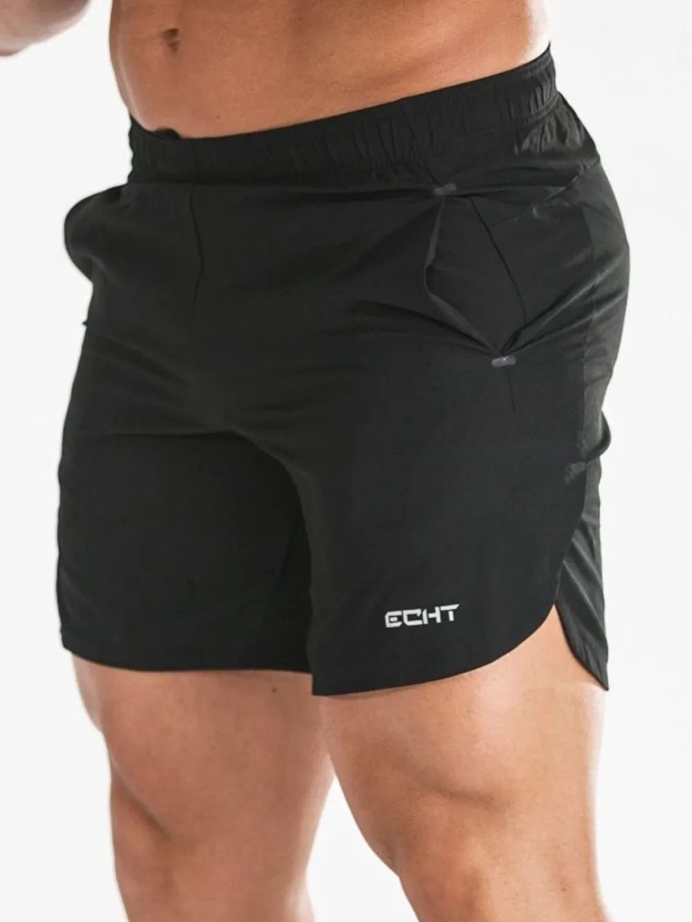 Men's Plus Size Quick - Dry Shorts with Pockets - Luxe Lane Apparel