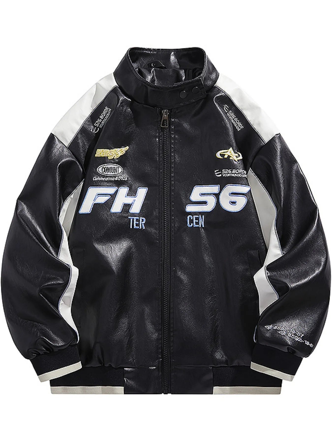 Men's Plus Size Zip Up Long Sleeve Jacket - Luxé Lane