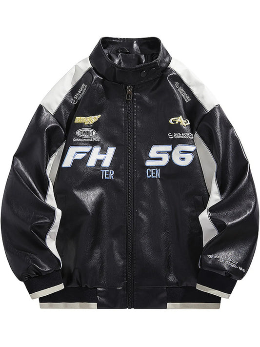 Men's Plus Size Zip Up Long Sleeve Jacket - Luxé Lane